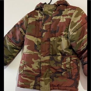 OPEN TRAILS Girls/Boys Camouflage Hoodie Jacket